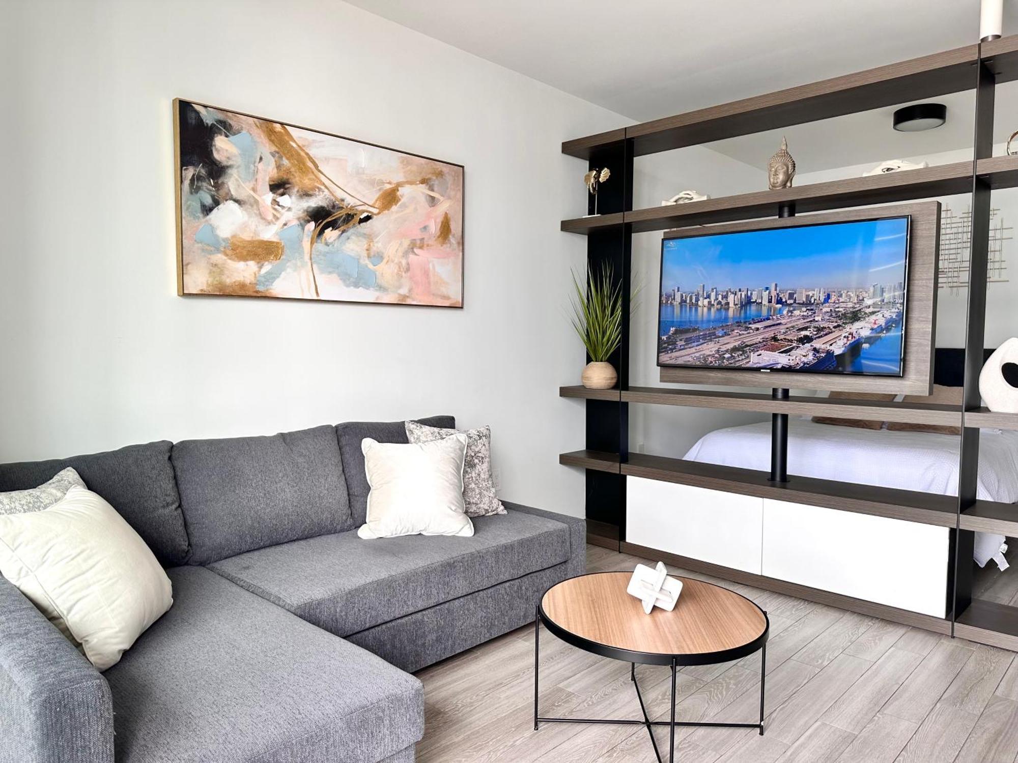 Luxury Loft - Free Parking - Ocean View - Brickell Downtown Lejlighed Miami Værelse billede
