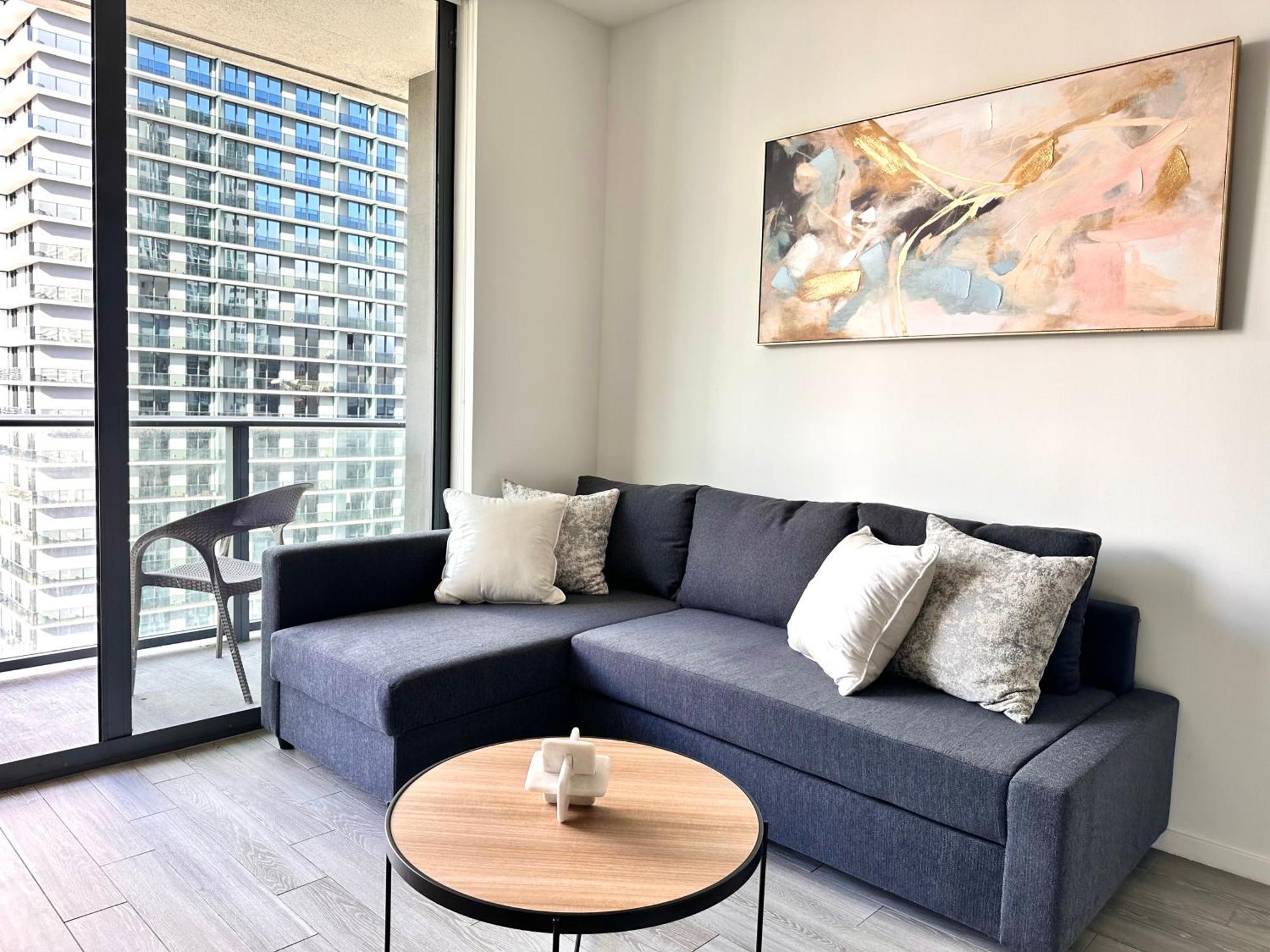 Luxury Loft - Free Parking - Ocean View - Brickell Downtown Lejlighed Miami Værelse billede